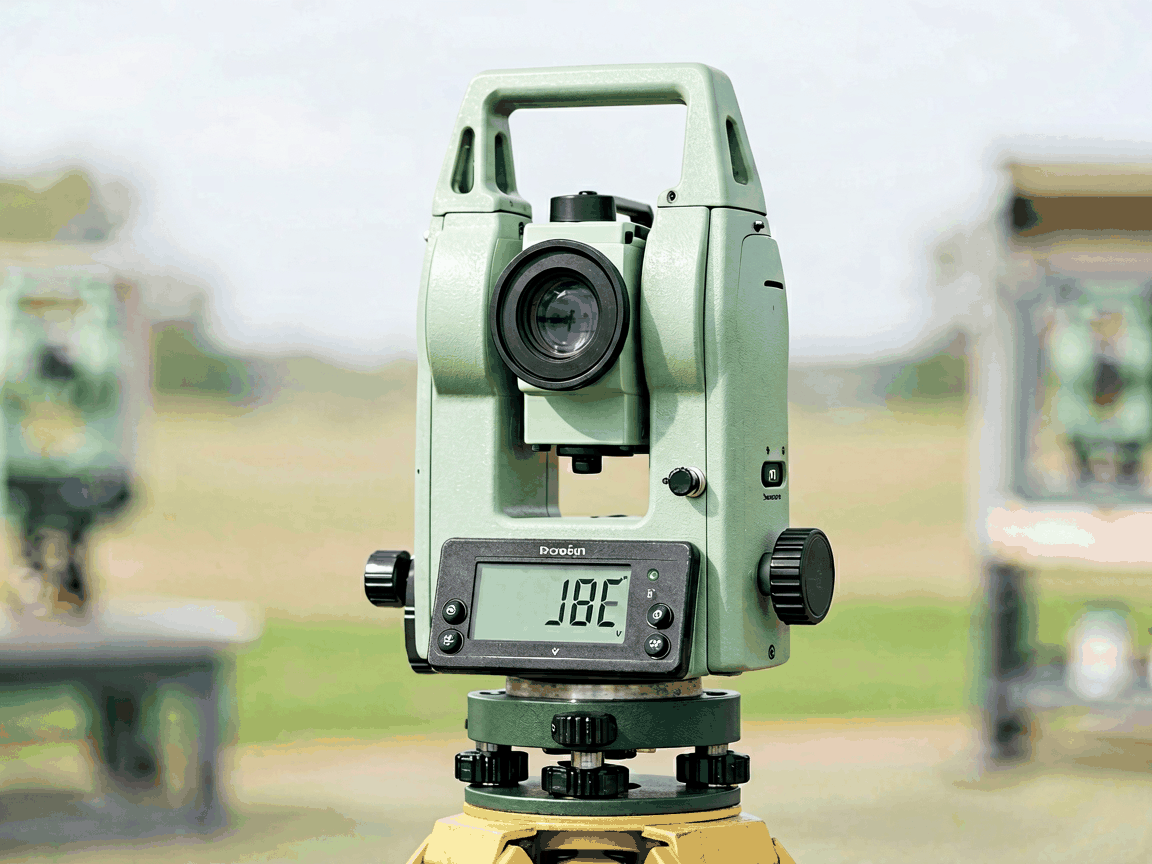 column clamp for total station