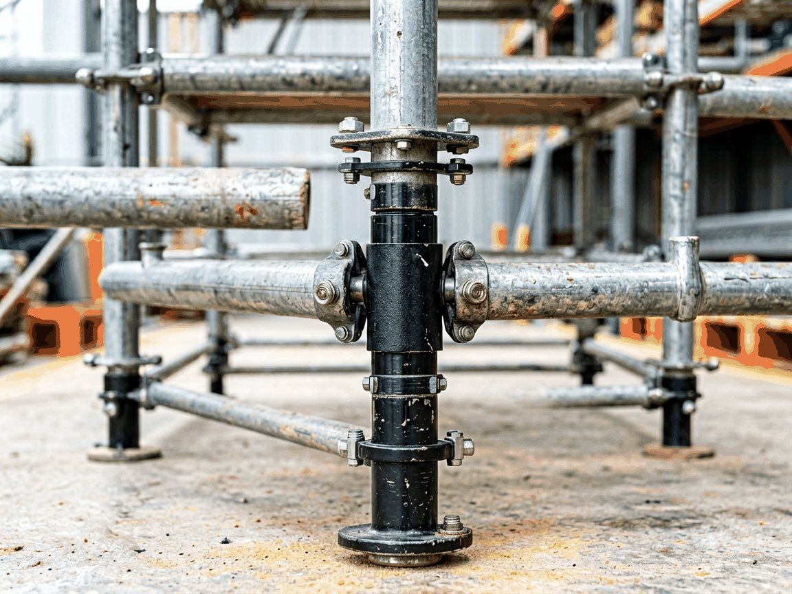 fixed and swivel clamp scaffolding