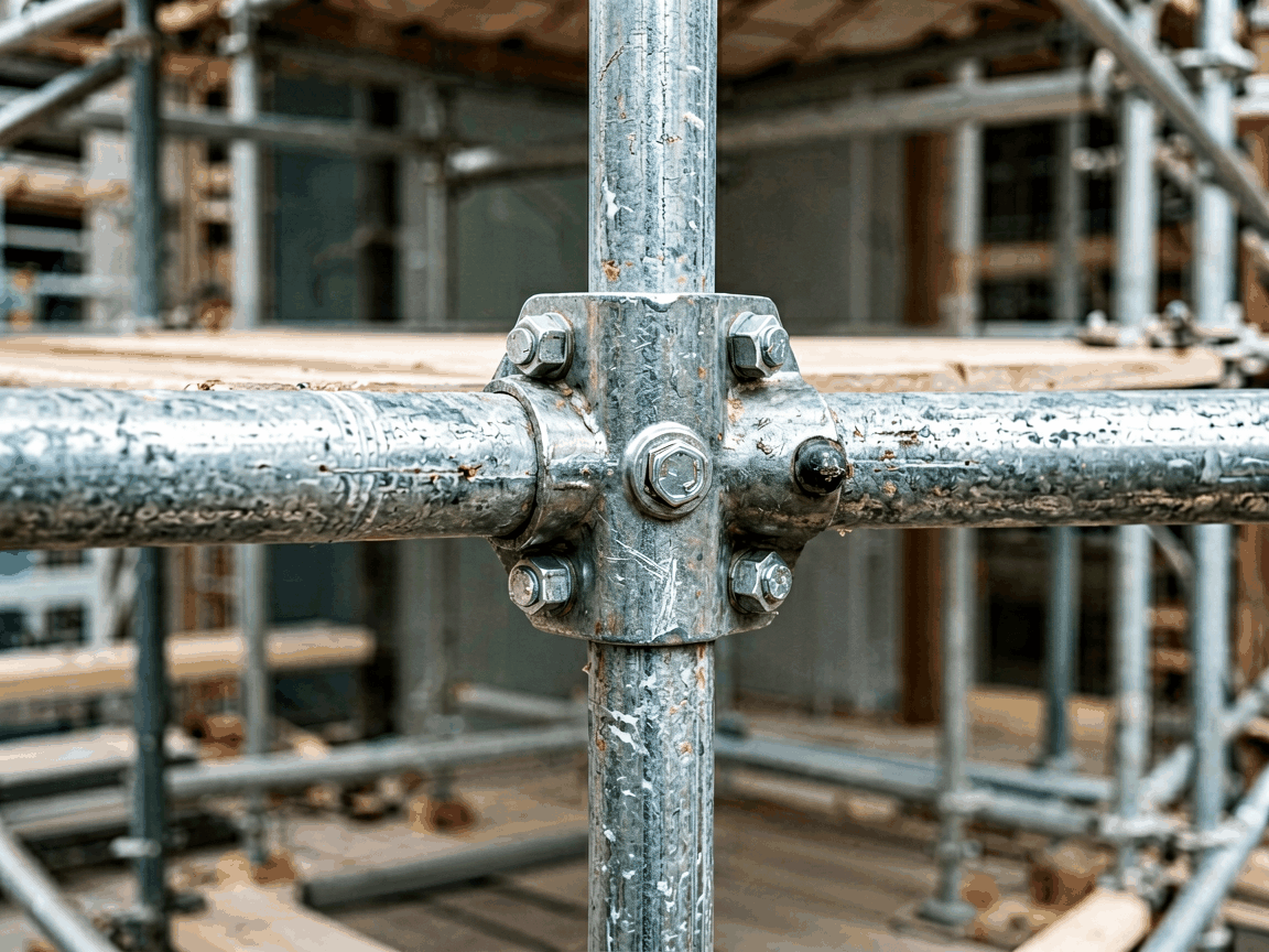 fixed girder coupler for scaffolding
