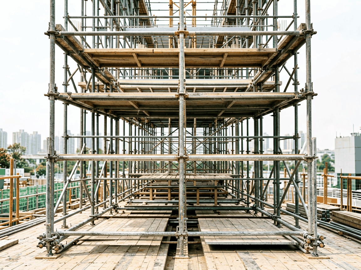 parallel coupler for scaffolding system