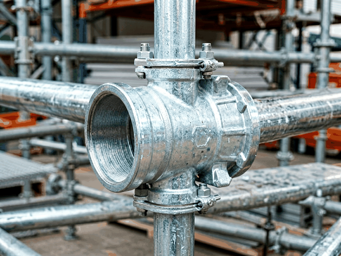 pressed steel double coupler scaffolding