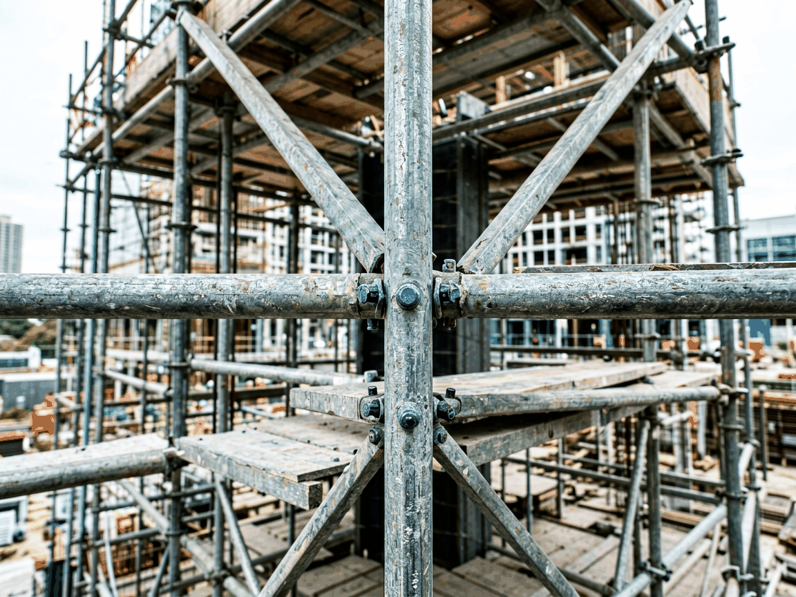 scaffold coupling safety gravity pins