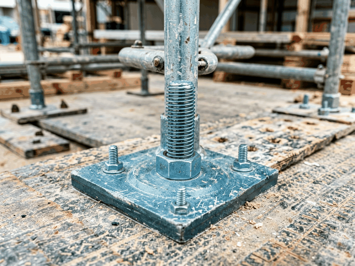 Scaffolding Screw Base Jack Plate