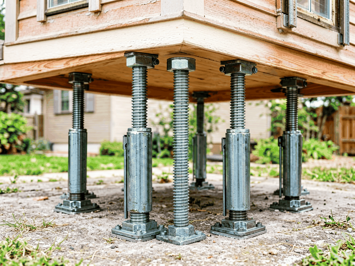 Screw Jacks For House Support